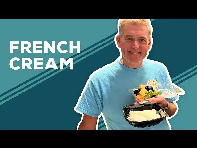 Video thumbnail for Love & Best Dishes: French Cream Recipe | Cream Cheese Fruit Dip Dessert Ideas