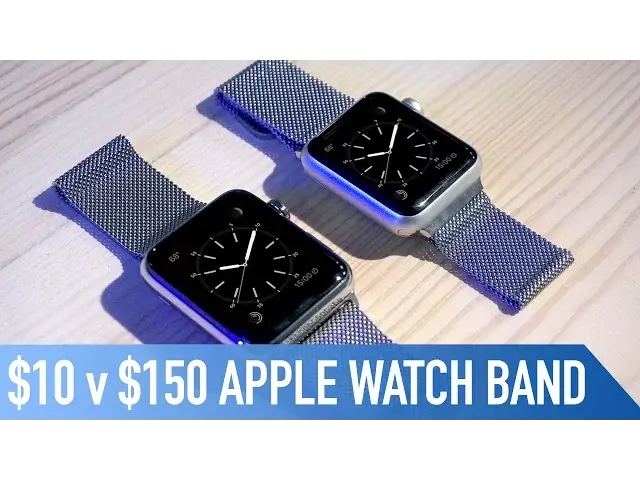 'Video thumbnail for $10 v $150 Milanese Loop Apple Watch Band | Any good?'