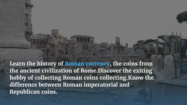 Video thumbnail for History of Roman coins