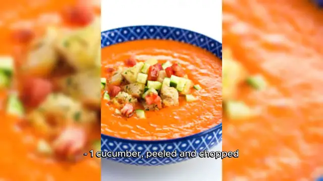 Video thumbnail for Gazpacho Recipe