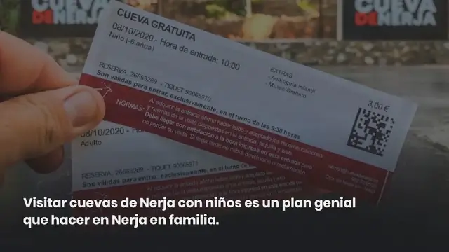 Video thumbnail for Visitar cuevas de Nerja con niños ¡Mi experiencia y consejos!