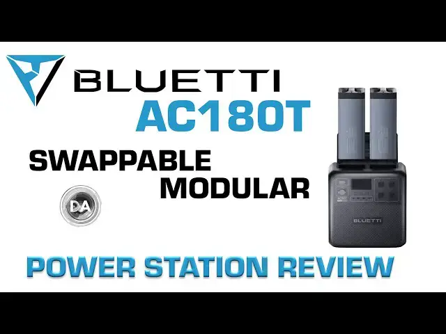 'Video thumbnail for Bluetti AC180T Hot Swappable Modular Power Station Review | Next Level?'