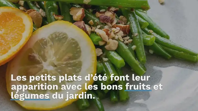 Video thumbnail for Salade de haricots verts croquants aux agrumes