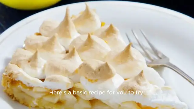Video thumbnail for Lemon meringue pie recipe