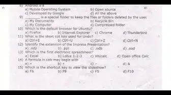 Video thumbnail for 11th Computer Application Quarterly Exam Question Paper 2019-20 | English Medium | Team Aspirants