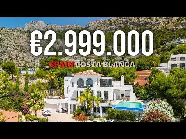 Video thumbnail for Inside a Mediterranean Villa in Spain Altea with breathtaking sea vies  🌴🏠🌞