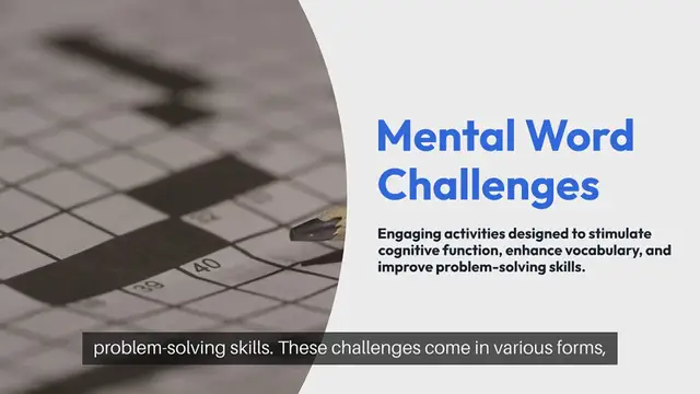 Video thumbnail for Mental Word Challenges