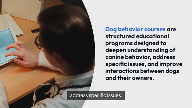 Video thumbnail for Dog Behavior Courses