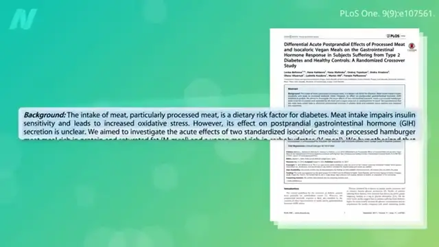 Video thumbnail for Plant-Based vs. Meat-Based Meals for Weight Loss by Boosting GLP-1