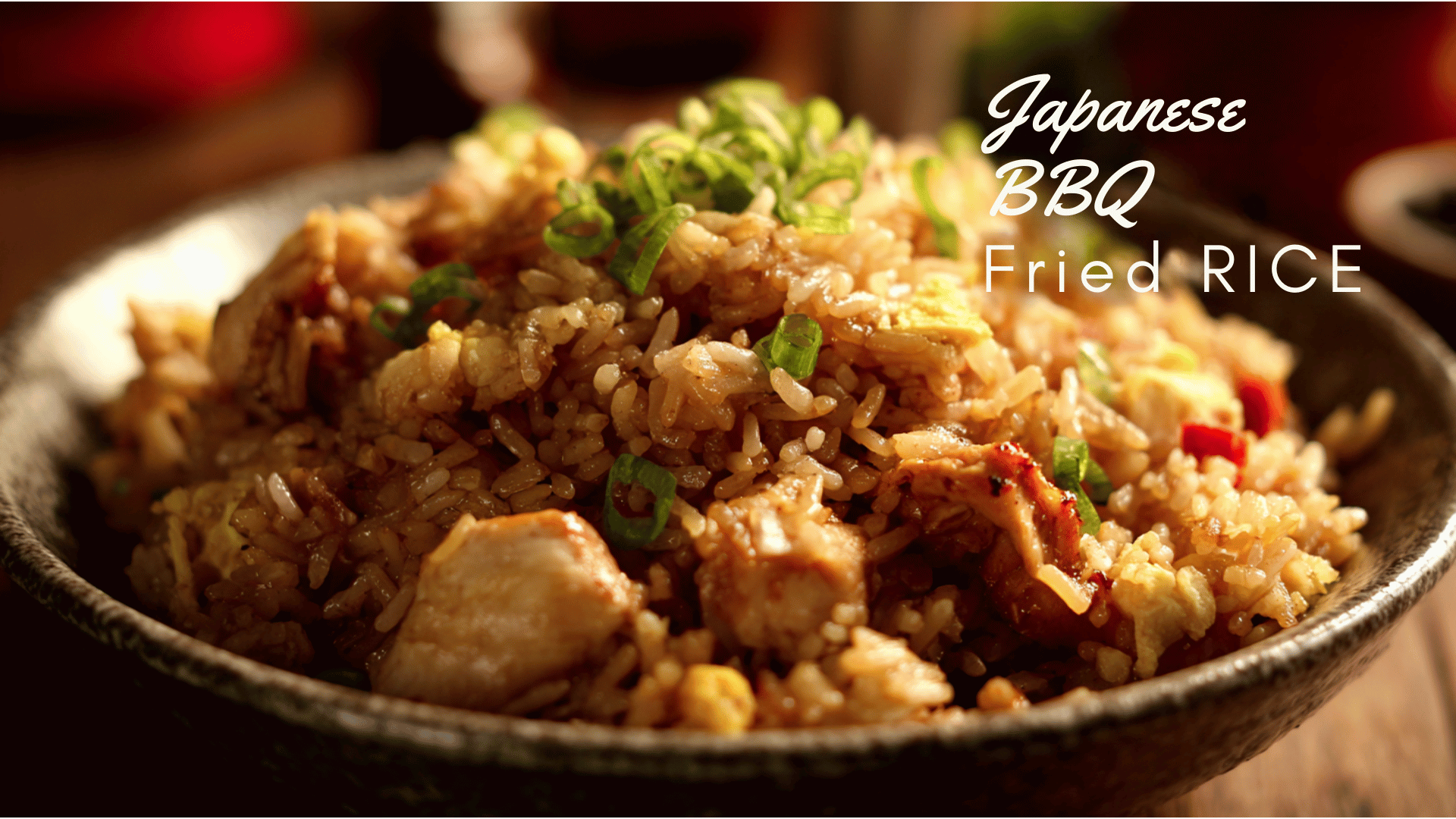 Video thumbnail for Japanese BBQ Chicken Fried Rice – Easy 30-Minute Stir-Fry Dinner
