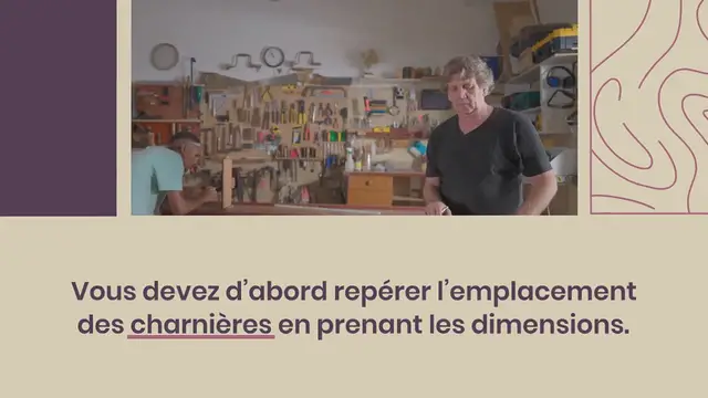 Video thumbnail for Comment poser des charnières invisibles ?