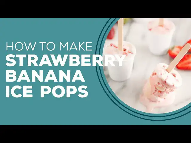 Video thumbnail for Blast from the Past: Strawberry Banana Ice Pops Recipe | Easy Summer Desserts No Bake