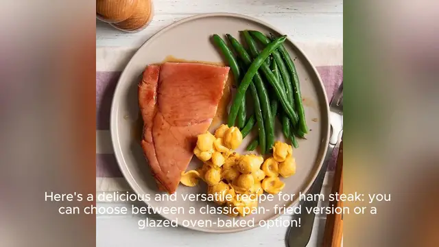 Video thumbnail for ham steak recipe