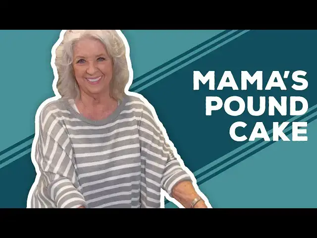 Video thumbnail for Love & Best Dishes: Mama's Pound Cake Recipe