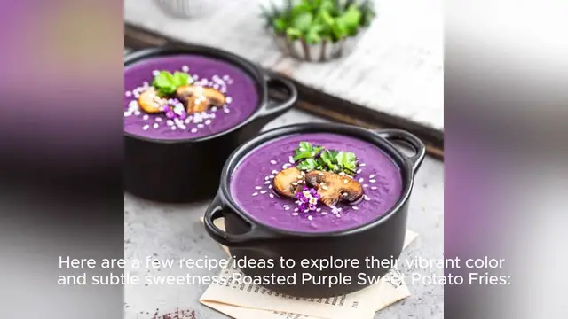 Video thumbnail for purple sweet potato recipe