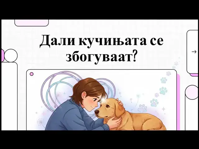Video thumbnail for Дали кучињата се збогуваат со нас пред да заминат во вечното почивалиште?