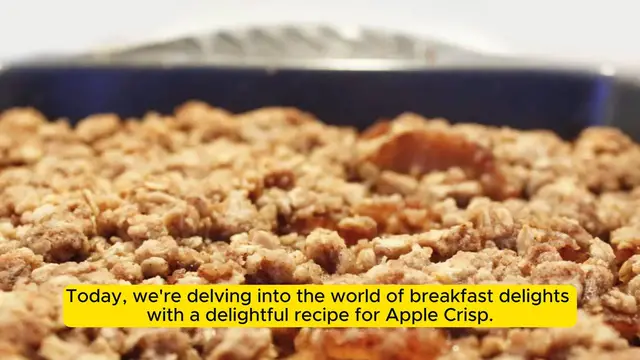 Video thumbnail for _ Breakfast Apple Crisp