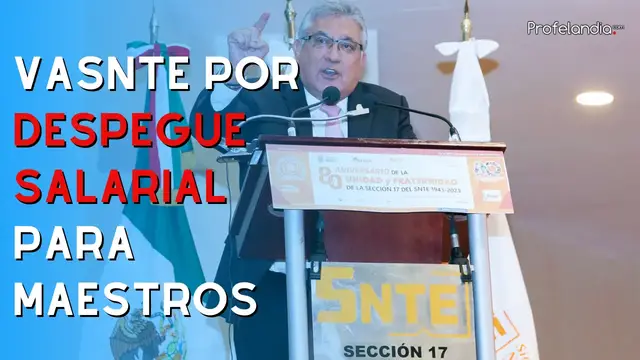 Video thumbnail for Va SNTE por despegue salarial para maestros