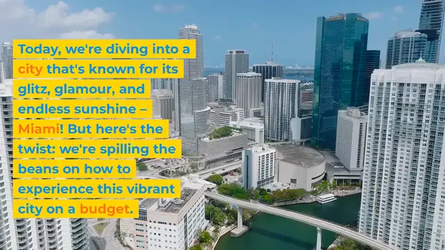 Video thumbnail for Things to do in Miami on a budget