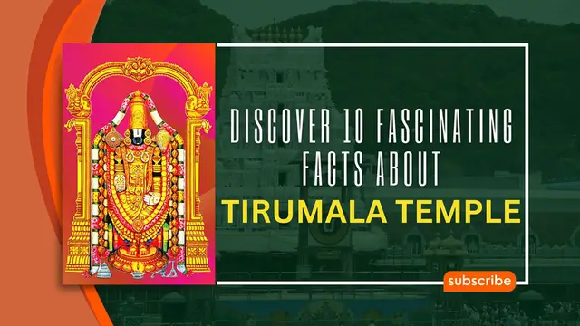 'Video thumbnail for Discover 10 Fascinating Facts about Tirumala Temple'
