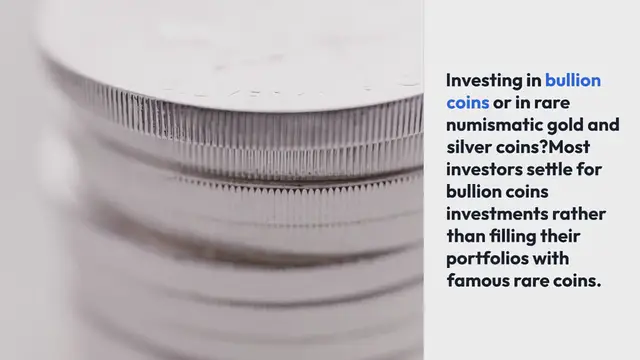 Video thumbnail for Bullion coin investment