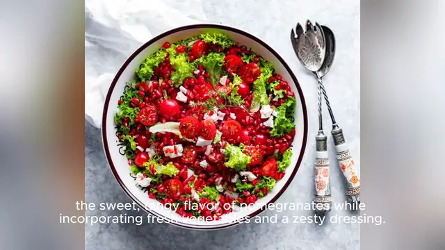 Video thumbnail for pomegranate recipe