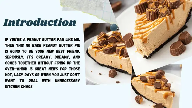 Video thumbnail for No Bake Peanut Butter Pie