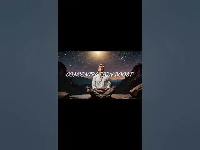 Video thumbnail for I Boosted My Concentration in 5 Minutes with This POWERFUL Meditation #shorts