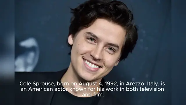 'Video thumbnail for cole sprouse'