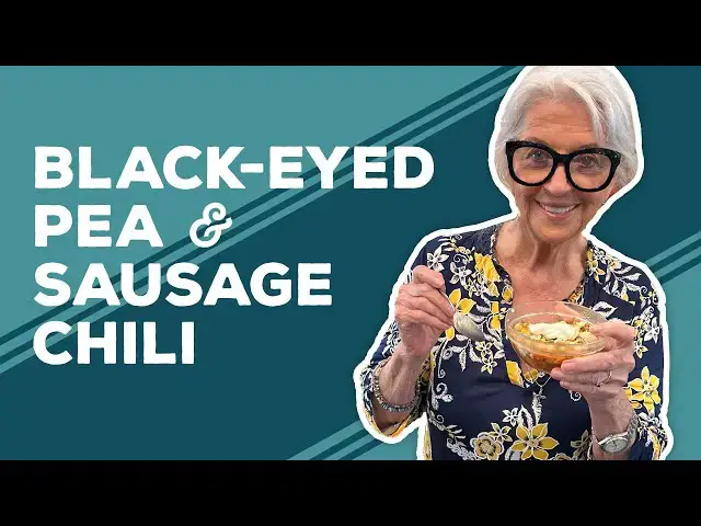 Video thumbnail for Love & Best Dishes: Black-Eyed Pea and Sausage Chili Recipe | Fall Family Dinner Ideas