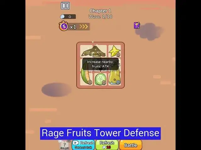 Video thumbnail for Rage Fruits Tower Defense #browsergame #mousegames #defensegames #mobilegames #mergegames