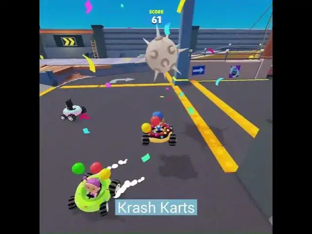 Video thumbnail for Krash Karts #browsergame #3dgames #drivinggames #battlegames #arenagames #cargames