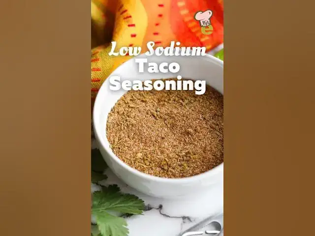 Video thumbnail for Low Sodium Taco Seasoning | 5-Minute Healthy Spice Blend #shorts #tacoseasoning