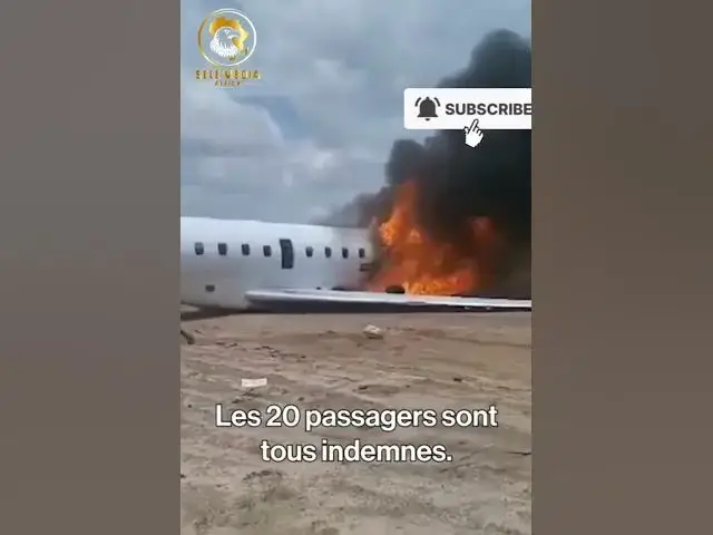 Video thumbnail for Ministan Ma’adanai na Kasar Congo (DRC) ya tsira daga hadarin jirgin sama. - Sele Media Africa