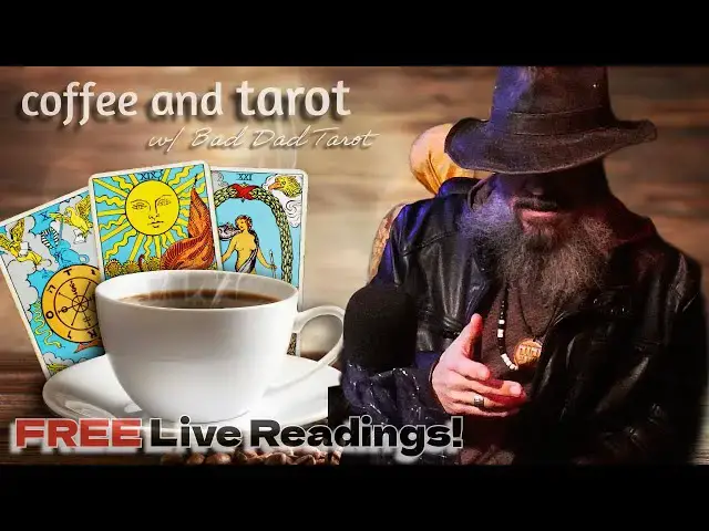 Video thumbnail for LIVE! "COFFEE & TAROT" FREE & Donation-Based LIVE TAROT READINGS