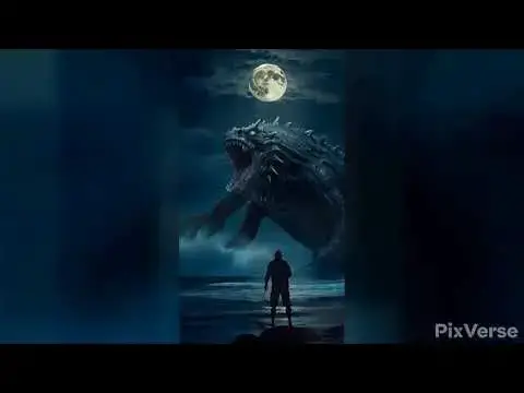 Video thumbnail for Giant sea monster #halloween #creepy #scary #strange #3D