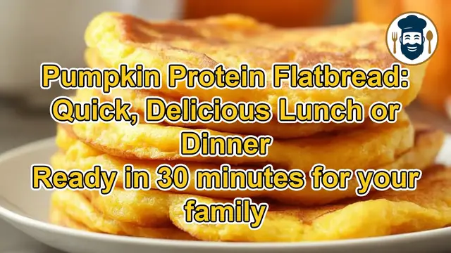Video thumbnail for Pumpkin Protein Flatbread | Easy Homemade Recipe for Family Dinners