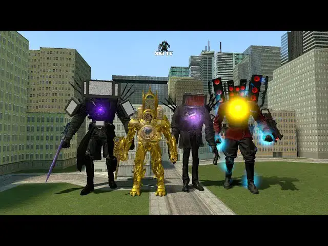 'Video thumbnail for TITAN TVMAN, TITAN CLOCKMAN VS INFECTED TITAN, CURSED TITAN -SBBJ TV'