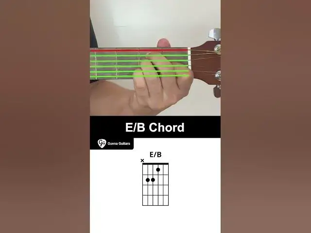 Video thumbnail for How To Play The E/B Chord On Guitar - Guvna Guitars
