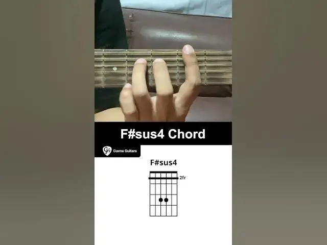 Video thumbnail for How To Play The F#sus4 Chord On Guitar - Guvna Guitars