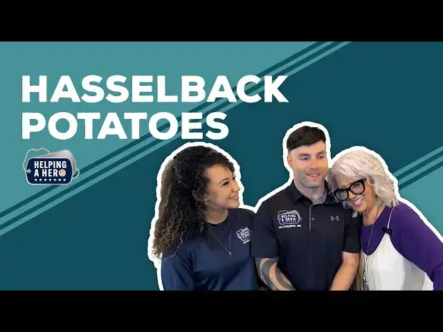 Video thumbnail for Love & Best Dishes: Hasselback Potatoes Recipe, featuring Helping a Hero