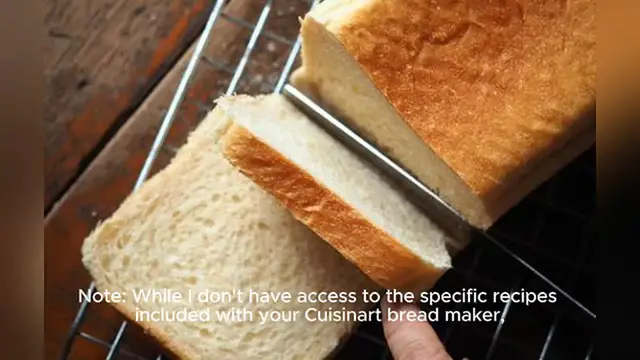 Video thumbnail for cuisinart bread maker recipe