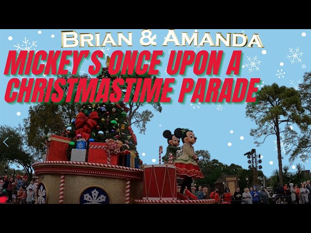 Video thumbnail for Mickey’s Once Upon a Christmastime Parade - 2022 - Magic Kingdom - Walt Disney World