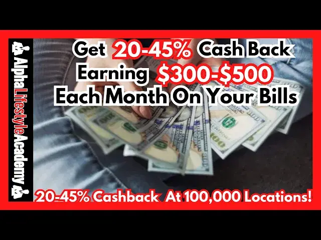 Video thumbnail for Cash Back Card! Get 20-45% Cash Back On Your Bills & Daily Expenses!