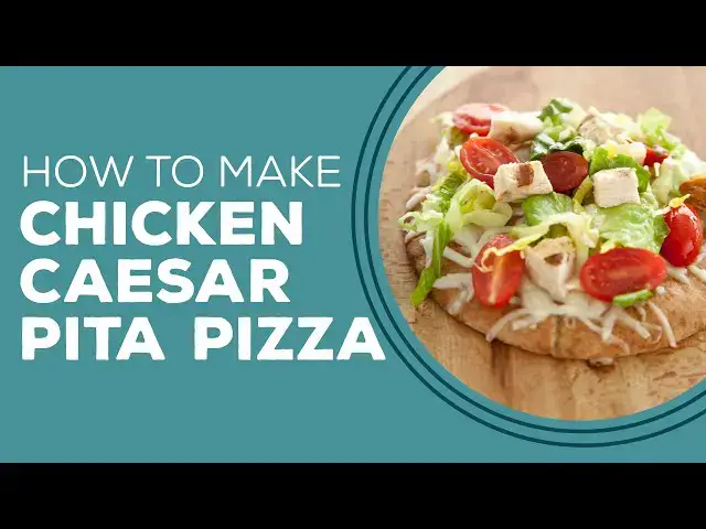 Video thumbnail for Blast from the Past: Chicken Caesar Pita Pizza Recipe | Leftover Chicken Recipes