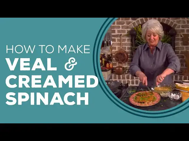Video thumbnail for Veal and Creamed Spinach Recipe by Paula Deen - Blast from the Past