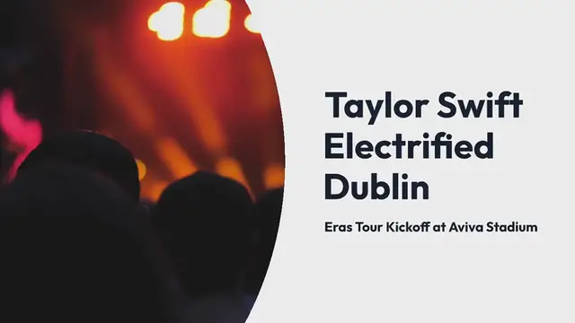 Video thumbnail for "Taylor Swift Shines in Irish Flag Colors at Dublin Eras Tour Opener"