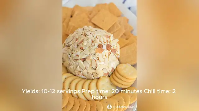Video thumbnail for easy cheese ball recipe