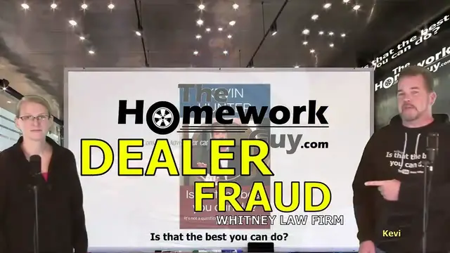 Video thumbnail for CAR DEALER! BUSTED! DEALERSHIP PAYS $35,000 CONTRACT SETTLEMENT! The Homework Guy