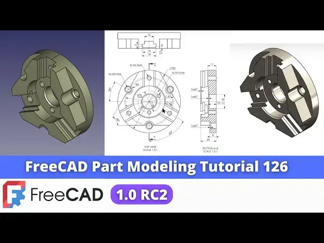 'Video thumbnail for FreeCAD Part Modeling Tutorial 126  | FreeCAD Tutorial | Mechnexus |'